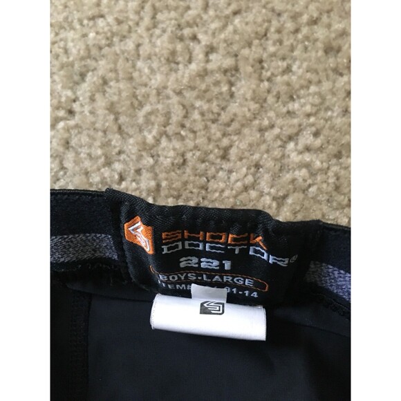 Shock Doctor Boys Black Core Compression Shorts Active & Athletic Size Large - Picture 5 of 7